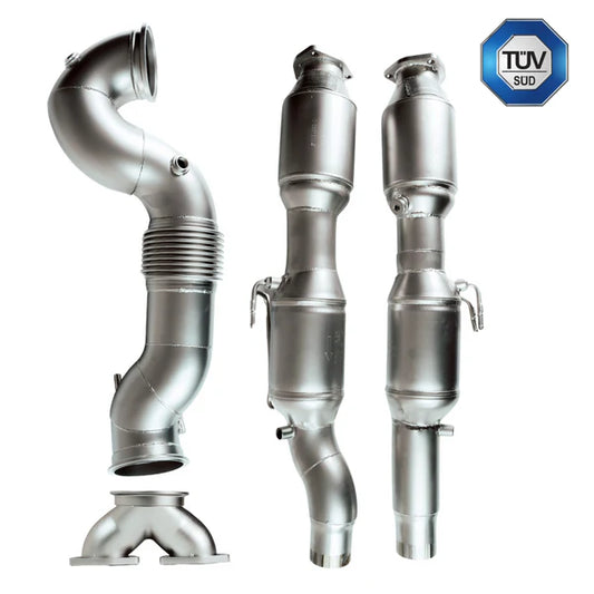 4 inch - 101,6mm 4 inch TÜV-Downpipe for RS3, TTRS, RSQ3 - OPF - DNW