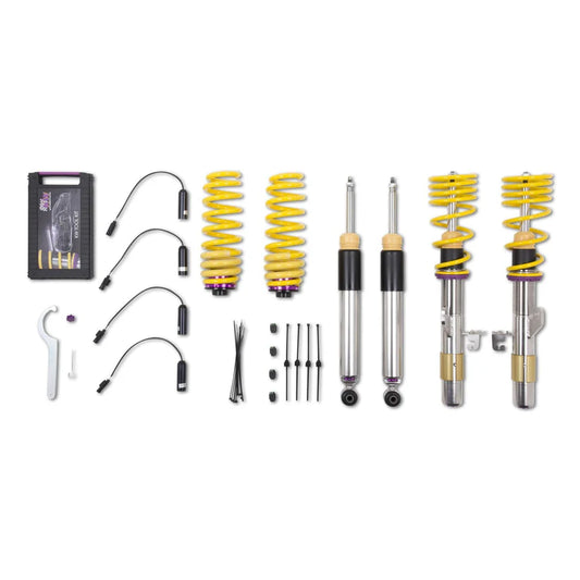 KW Coilover INOX V3 Audi RS3 8V WITH electronic dampers including deactivation kit 352100AL