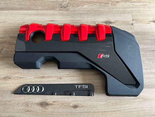 AUDI RS3 8V, 8Y, RSQ3 & TTRS 8S CARBON ENGINE + INTAKE COVER