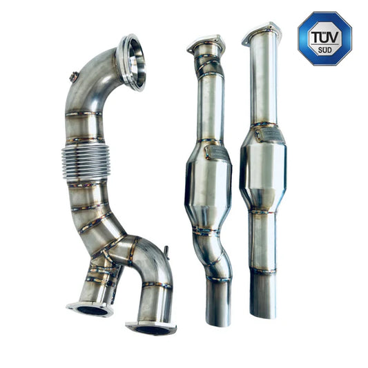 3,5" - 90mm - Downpipe for RS3 8V - 367HP - CZGB