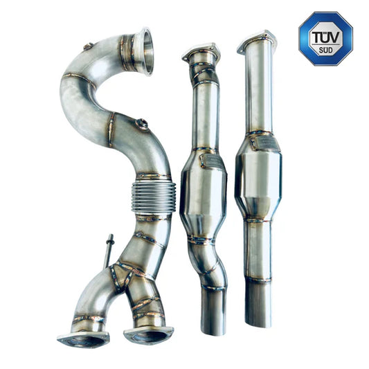 3,5" - 90mm - Downpipe for RS3 8V FL, TTRS 8S, DAZA