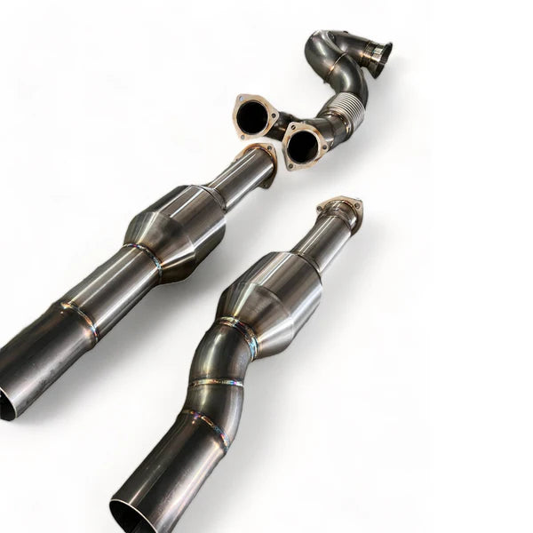 3,5" - 90mm - Downpipe for RS3 8V FL, TTRS 8S, DAZA