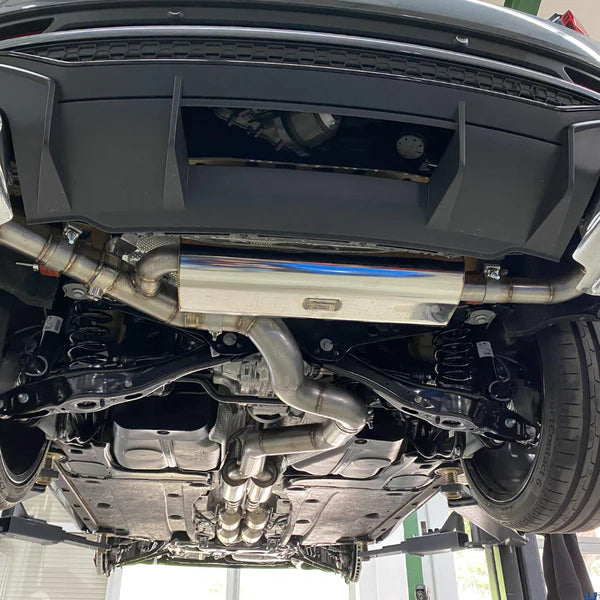 3.5" 89mm exhaust system AUDI RSQ3 DNWA 2.5 TFSI - TÜV / ECE approval