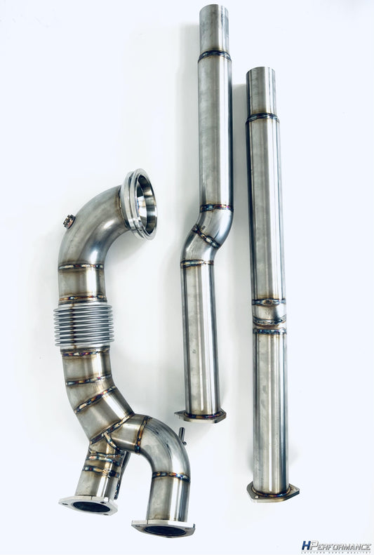 3,5" - 90mm - Downpipe für RS3 8V - 367PS - CZGB