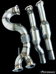 3,5" - 90mm - Downpipe for RS3 8V FL, TTRS 8S, DAZA