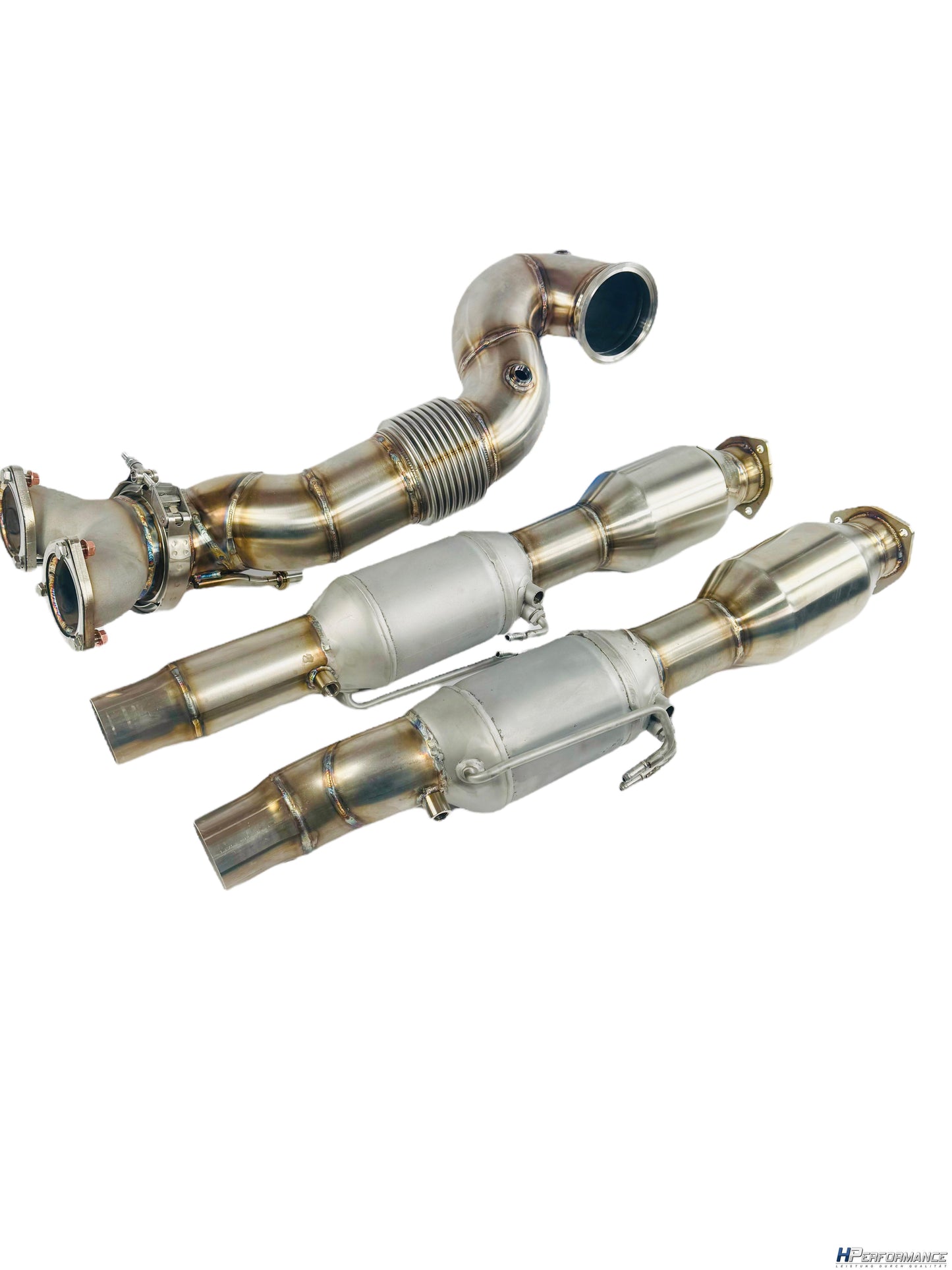 4 inch - 101,6mm TÜV-Downpipe for RS 3, TT RS, RS Q3 - OPF - DNW