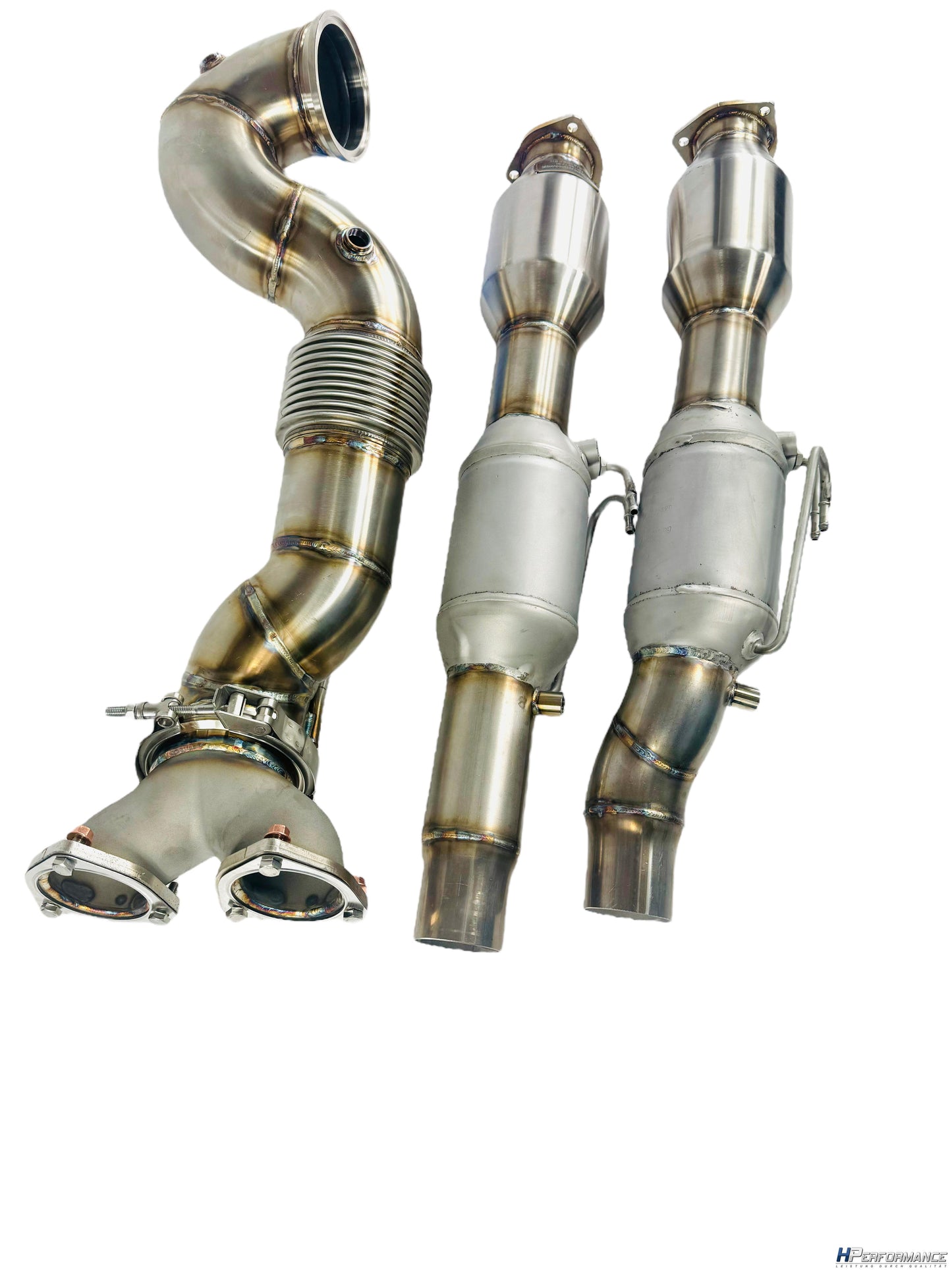 4 inch - 101,6mm TÜV-Downpipe for RS 3, TT RS, RS Q3 - OPF - DNW