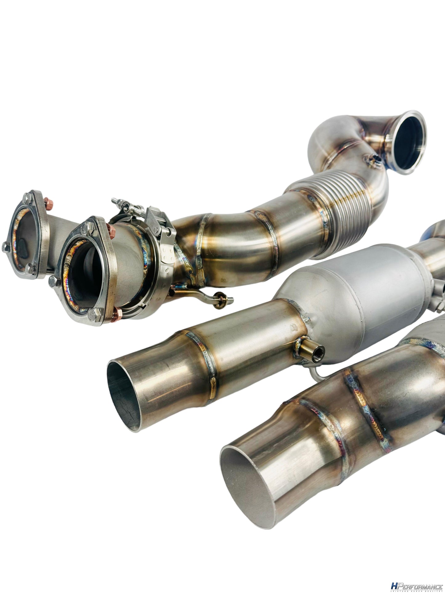 4 inch - 101,6mm TÜV-Downpipe for RS 3, TT RS, RS Q3 - OPF - DNW