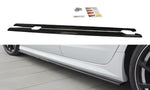 Side skirts Cup mouldings for Audi A6 C7 S-line/ S6 C7 Facelift black high gloss