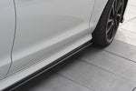 Side skirts Cup mouldings for Audi A6 C7 S-line/ S6 C7 Facelift black high gloss