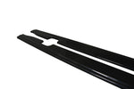 Side skirts Cup mouldings for Audi A6 C7 S-line/ S6 C7 Facelift black high gloss