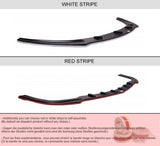 Side skirts Cup mouldings for Audi A6 C7 black high gloss