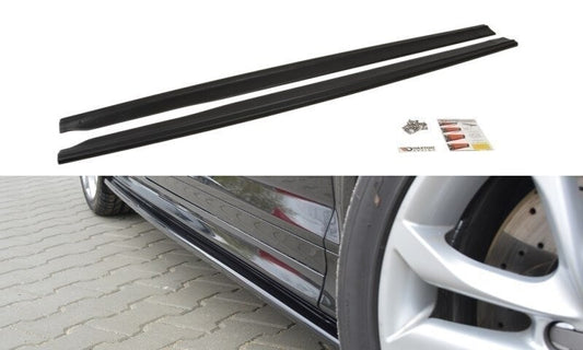 Side skirts Cup mouldings for Audi S3 8P / S3 8P FL / RS3 8P black high gloss