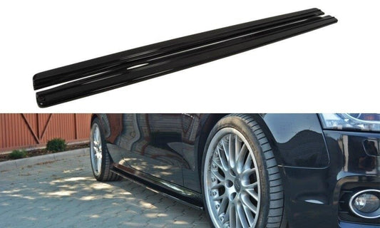 Side skirts Cup mouldings for Audi S5 / A5 / A5 S-Line 8T / 8T FL black high gloss